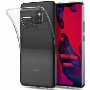 Housse Etui Coque TPU Silicone Gel Souple Transparent Pour Huawei Mate 20 Pro - Imagen 1 de 5