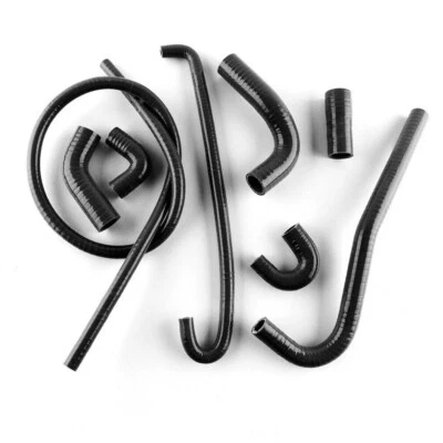 For Kawasaki Ninja 300 EX300A 2013-2017 Silicone Radiator Coolant Hoses BLACK - Imagem 1 de 4