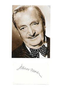 Hans Moser (1964†) Albumausschnitt auf Din A4 Fotokarton original Autogramm - Picture 1 of 1