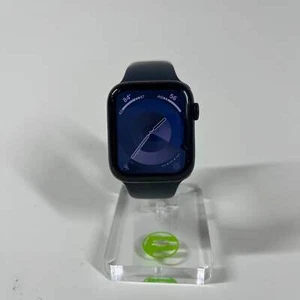 GPS Only Apple Watch SE 2nd Gen 44MM Black Aluminum Midnight Band MRH73LL/A - Zdjęcie 1 z 5