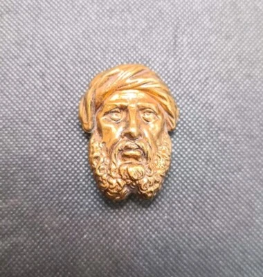 Broche prendedor vintage tono bronce Joseff of Hollywood sin firmar leer Foto 1 de 4