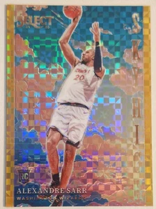 2024-25 Panini Select Alexandre Sarr Rookie Sky High Gold Prizm /10 Wizards #1 - Bild 1 von 2