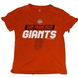 San Francisco Giants Jungen Gr. M 8 Kurzarm T-Shirt Orange - Bild 1 von 6