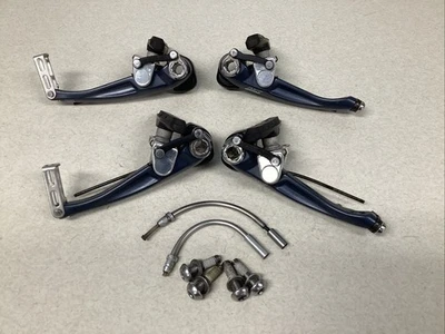 Shimano DEORE LX BR-M570 V Brake Set Blue 90’s MTB - Image 1 of 4