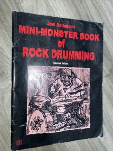 MINI-MONSTER BOOK OF ROCK DRUMMING: Pre-Owned 1981 by Joel Rothman - Picture 1 of 4