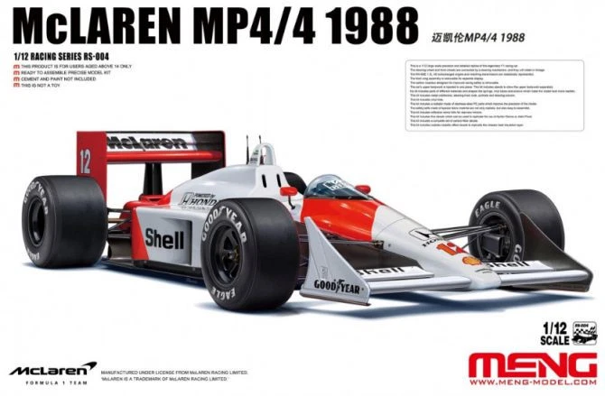 McLaren MP4/4 1988 - 1/12 - MENG MODEL RS-004 - Immagine 1 di 1