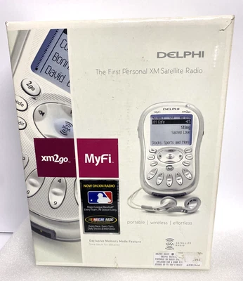 DELPHI Personal XM Satellite Radio xm2Go MyFi SA10113-11P1 Car & Home Kit - Image 1 of 4