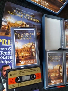 Das Beste - Gala-Abend großer Stimmen - Berühmte Tenöre - 4 MC / Musikkassetten - Bild 1 von 4