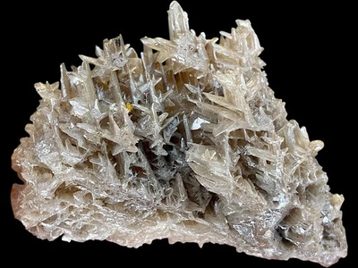 Natural Cerussite Crystal cluster with Wulfenite, Raw rare mineral specimen, Gem - Image 1 of 4