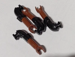 PLAYMOBIL X4 BRAZOS NEGROS MANGA CORTA NEGRO NEGRA NEGRAS CUERPOS FIGURA NUEVO - Imagen 1 de 1