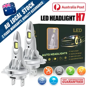 2x H7 LED Headlight Bulbs CANBUS Hi-Lo Beam Globes For Honda Concerto 1988-1993 - Picture 1 of 15