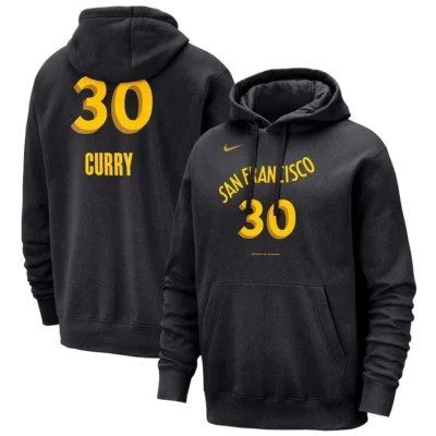 Men's Nike Stephen Curry Black Golden State Warriors city edition hoodie MENS S - Image 1 of 4
