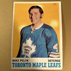 Vintage 1970-71 Topps Hockey, Mike Pelyk, Defense, Toronto Maple Leafs Card 107