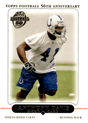 2005 Topps #386 Anthony Davis Black Indianapolis Colts - Image 1 of 2