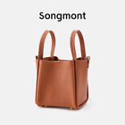 Songmont collection women's new lock buckle top layer cowhide handbag