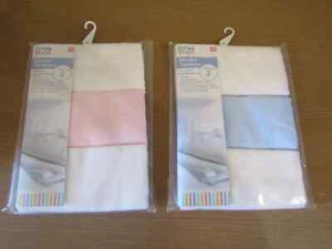 Muslin Squares Cloths 100% Cotton Large 60cm x 60cm 3Pcs FREE POST UK - Picture 1 of 5