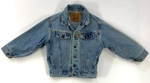 Vtg Little Levis Trucker Jean Jacket Youth Size 6 USA Made - Picture 1 of 18