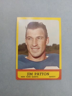 Jim Patton 1963 Topps Card No. 58 Mint! - Image 1 of 2