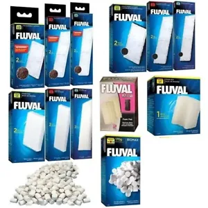 Fluval Underwater Filter Media Poly / Carbon Clearmax Cartridge Biomax Foam Pad - Picture 1 of 25