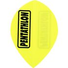 Pentathlon Plain Dart Flights 1-10 Sets Tough Neon Solid Colors Poire