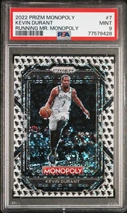 2022 Panini Prizm Monopoly #7 Kevin Durant Running Mr. Monopoly PSA 9๐ฅ๐ฅ๐ฅ - Picture 1 of 2
