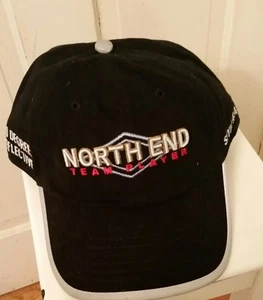 Nuevo con etiquetas North End Gorra de Béisbol Sombrero Rendimiento Negro con Cinta Ajustable Gris - Imagen 1 de 6