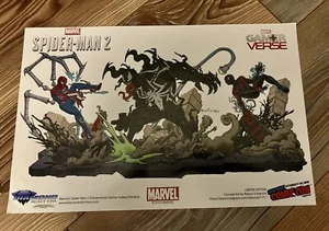 Marvel Spider-Man 2 Gamerverse Poster NYCC 2024 Exclusive Venom Miles Morales - Bild 1 von 4
