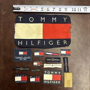 🔥 VINTAGE Tommy Hilfiger Jeans Flag ~Patches~Tag~Tommy Jeans 👖HILFIGER 🔥 - Picture 1 of 15