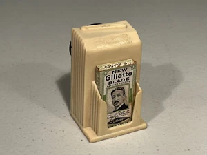 Vintage Gillette 1930s White Bakelite Bank - Picture 1 of 7