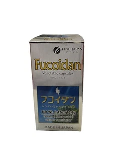 Fine Japan Fucoidan Vegetable 30 Capsules 0.47oz / 13.2g Exp: 2024-11-01 - Picture 1 of 4