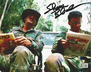 SHANE BLACK SIGNED 'PREDATOR' HAWKINS 8x10 MOVIE PHOTO 5 ACTOR BECKETT BAS COA - Picture 1 of 3