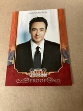 2009 Donruss Americana Silver Proof Material John Cusack  #20 Serial #082/250 