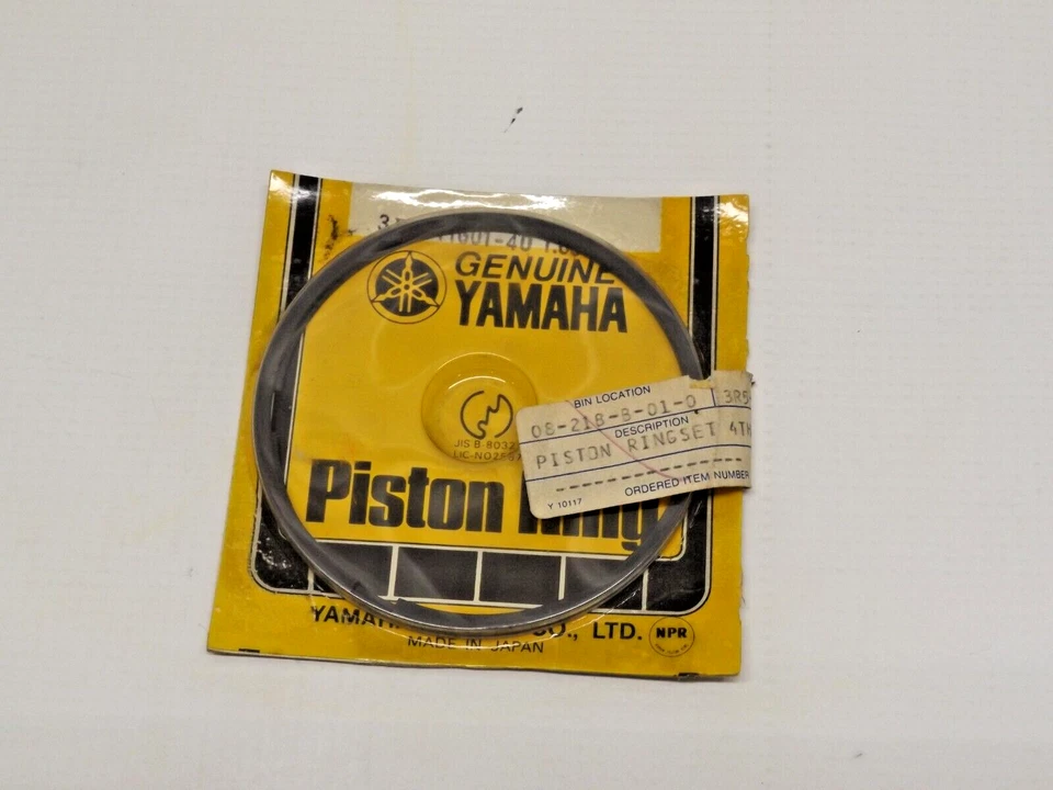 JUEGO DE ANILLOS DE PISTÓN YAMAHA 3R5-11601-40-00 1MM OS YZ465 NOS Foto 1 de 1