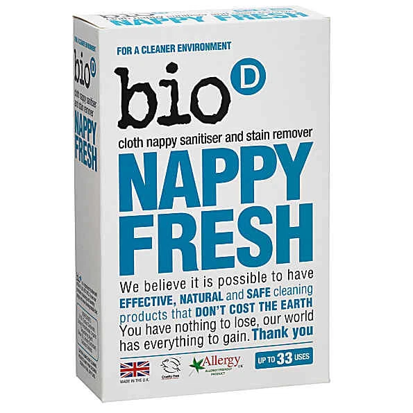 Bio-D Non-Bio Nappy Fresh, Cloth Nappy Sanitiser And Stain Remover Up To 33 Uses