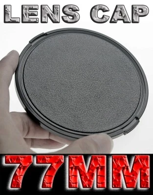 TAPPO COPRI OBIETTIVO FRONT LENS CAP COVER 77MM UNIVERSALE SNAP-ON UNIVERSAL 77M - Imagen 1 de 4