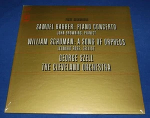 Cleveland Orchestra Szell Barber Piano Concerto Schuman Song of Orpheus Sealed - Picture 1 of 1