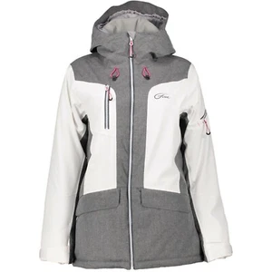 LADIES FIVE SEASONS CERVINIA SKI JACKET - WHITE/GREY - UK 8 - BNWT - RRP £170 - Picture 1 of 2