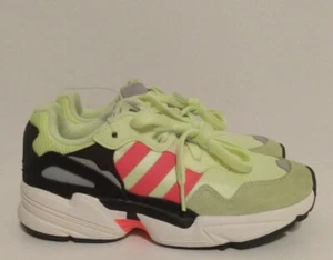 ADIDAS MEN'S YUNG-96 HI RES YELLOW /SOLAR RED/ WHITE SNEAKER EE7246 SIZE: 5 - Picture 1 of 12
