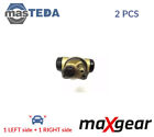 2X Maxgear Drum Wheel Brake Cylinder Pair 19 0166 A For Renault Clio Isuper 5