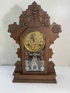 ANSONIA Clock Co. New York Kaminuhr Anfang 1900 Antik 24" x 15" x 6" - Bild 1 von 15