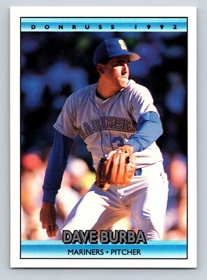 Dave Burba 1992 Donruss #566 Seattle Mariners - Image 1 of 2