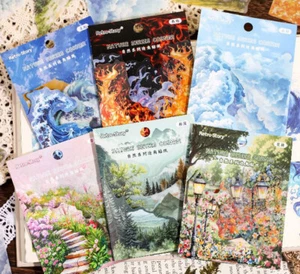 20Pcs Natural Scenery PET Stickers Journal Planner Crafts Scrapbooking Sticker - Picture 1 of 17