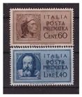 LUOGOTENENZA  1945 -   POSTA PNEUMATICA  SERIE   NUOVA **  Dante e Galilei