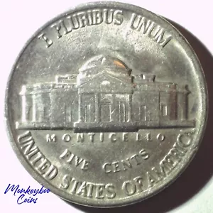 1983 P Jefferson Nickel - Die Deterioration Flow Lines & Doubling - Mint Error - Picture 1 of 13
