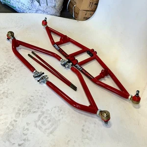 06-09 LTR450 STOCK +0 (RED) GNCC CONTROL ARMS- SALE SUZUKI - Picture 1 of 24