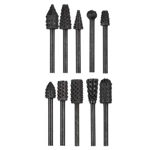 Rasp Wood Carving Bits for Woodworking 1/8” Shank Mini Rotary Burr Rasp Set P... - Picture 1 of 7