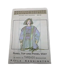 Seams and Shapes Kayla Kennington Top & Vest Pattern #918 XS S M L XL XXL New - Picture 1 of 3