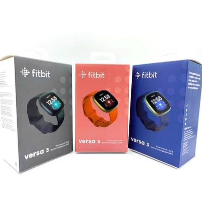 Fitbit Versa 3 Health and Fitness Tracker Heart Rate Monitor Smartwatch