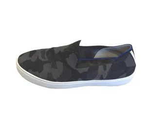 Zapatillas Rothy's "The Original Slip-On" en estampado camuflaje negro/gris mujer talla 9 - Imagen 1 de 7
