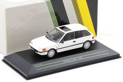 1:43 First43 Honda Civic 1987 Bianco - Immagine 1 di 3
